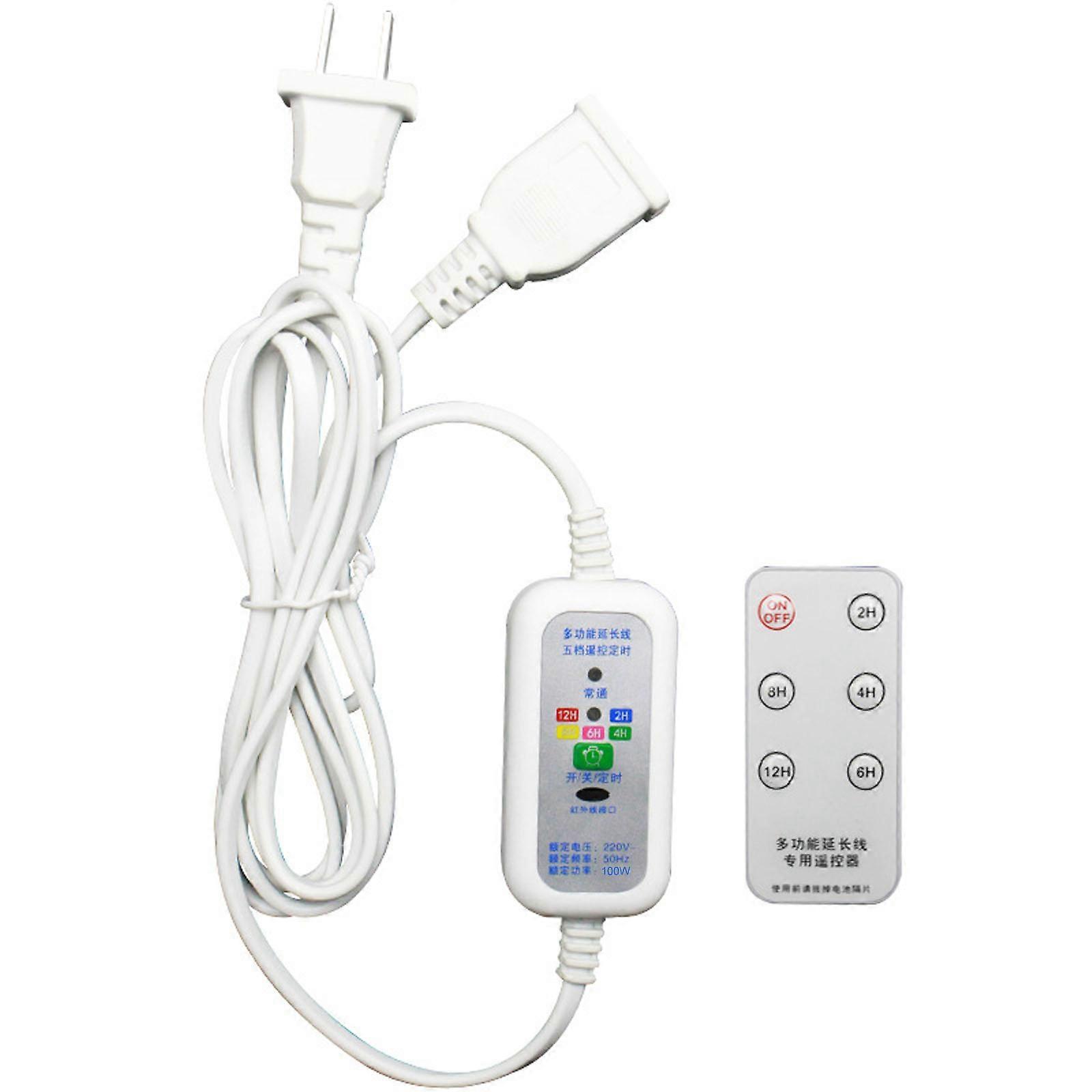 Remote Control Timer Switch Cable for Lights, Lamps, Fan and more devices