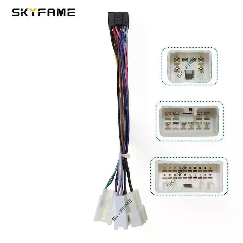 カーステレオワイヤーハーネスアダプター16ピン電源ケーブルトヨタ旧Androidラジオマルチメディアプレーヤーに適用