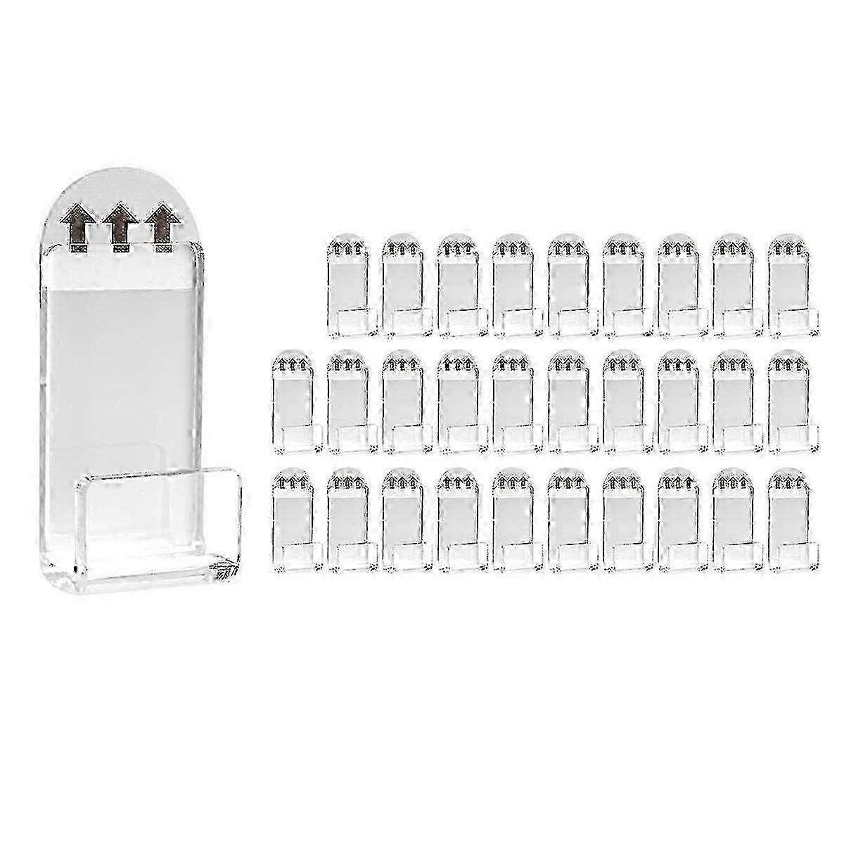 מתלה תלוי תקליט ויניל אקרילי רכוב על קיר 30 pc מתלה תצוגת קיר ויניל דבק עצמי