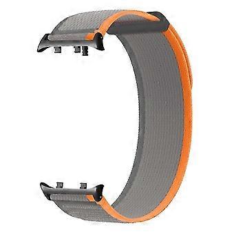 Para reloj D2 Correa de reloj de nylon Muñeca de repuesto ajustable - Gris Naranja Gris Multicolor