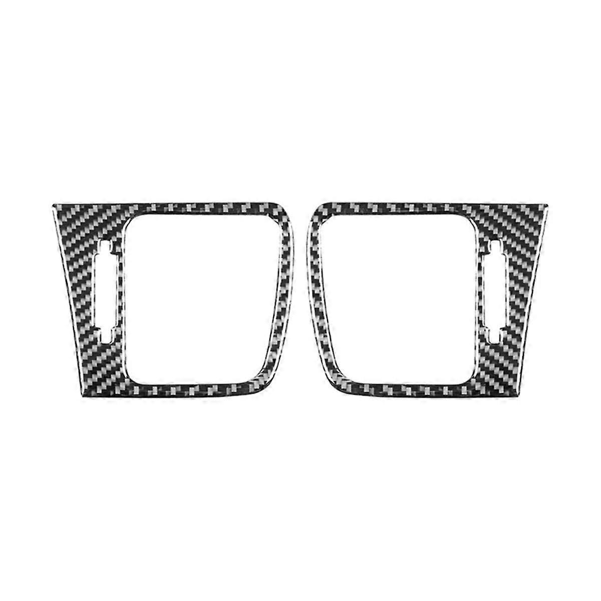 Carbon Fiber for Legacy/ 2005-2009 Center Console Side Air Outlet Vent Trim Cover Interior Accessor
