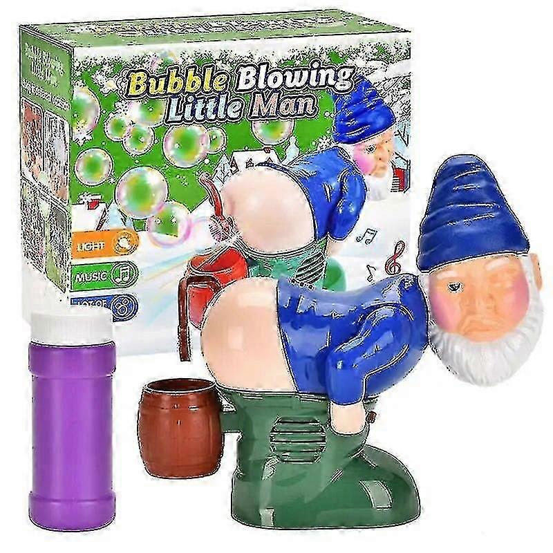 آلة فقاعة التماثيل عيد الميلاد ، ضرطة فقاعة منفاخ مضحك لعبة موسيقى حزب LED