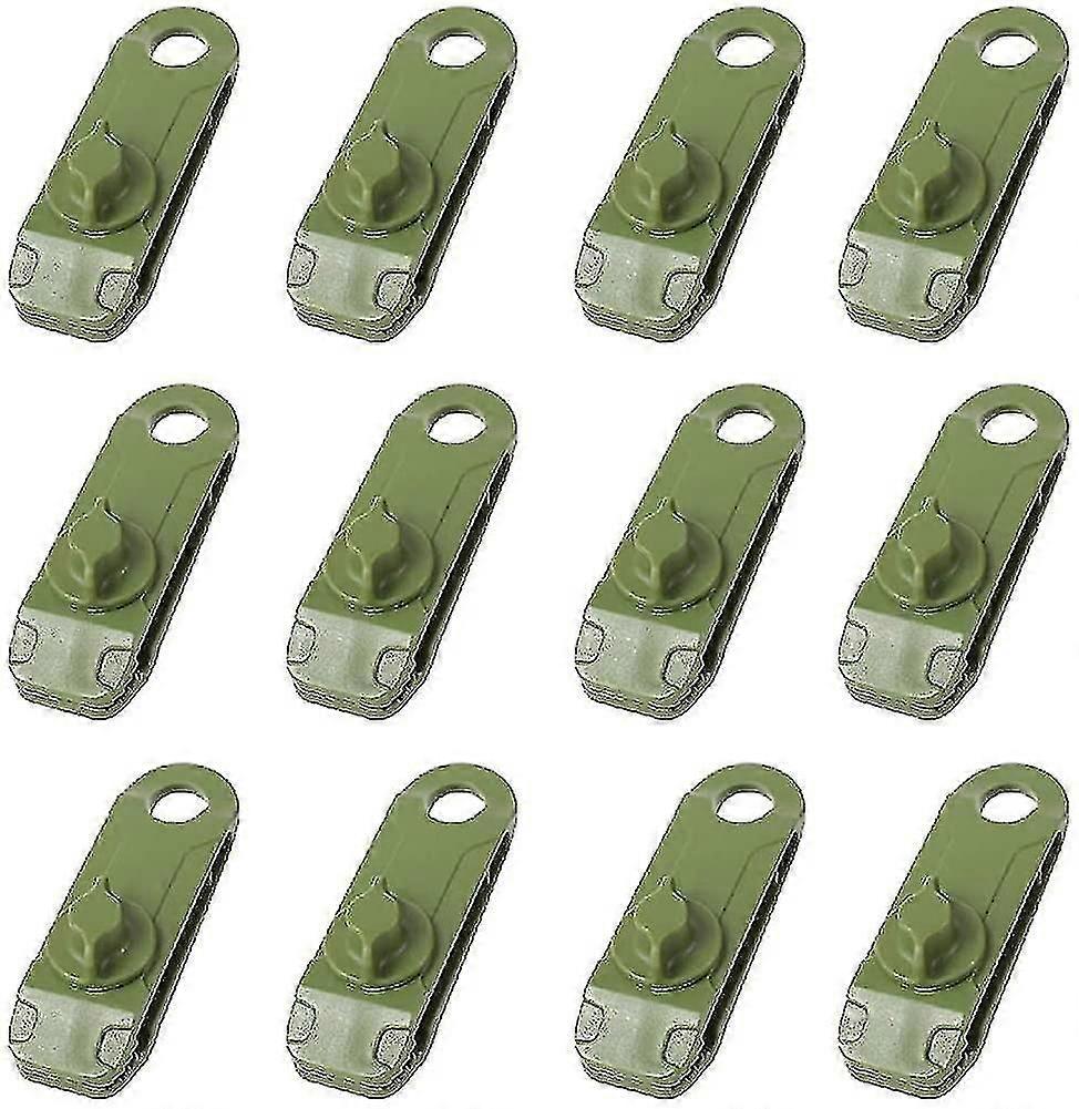 Tarp Clips Ground Clamp Crocodile Shaped Plastic Tent Clips For Camping Awning(12pcs, Green)