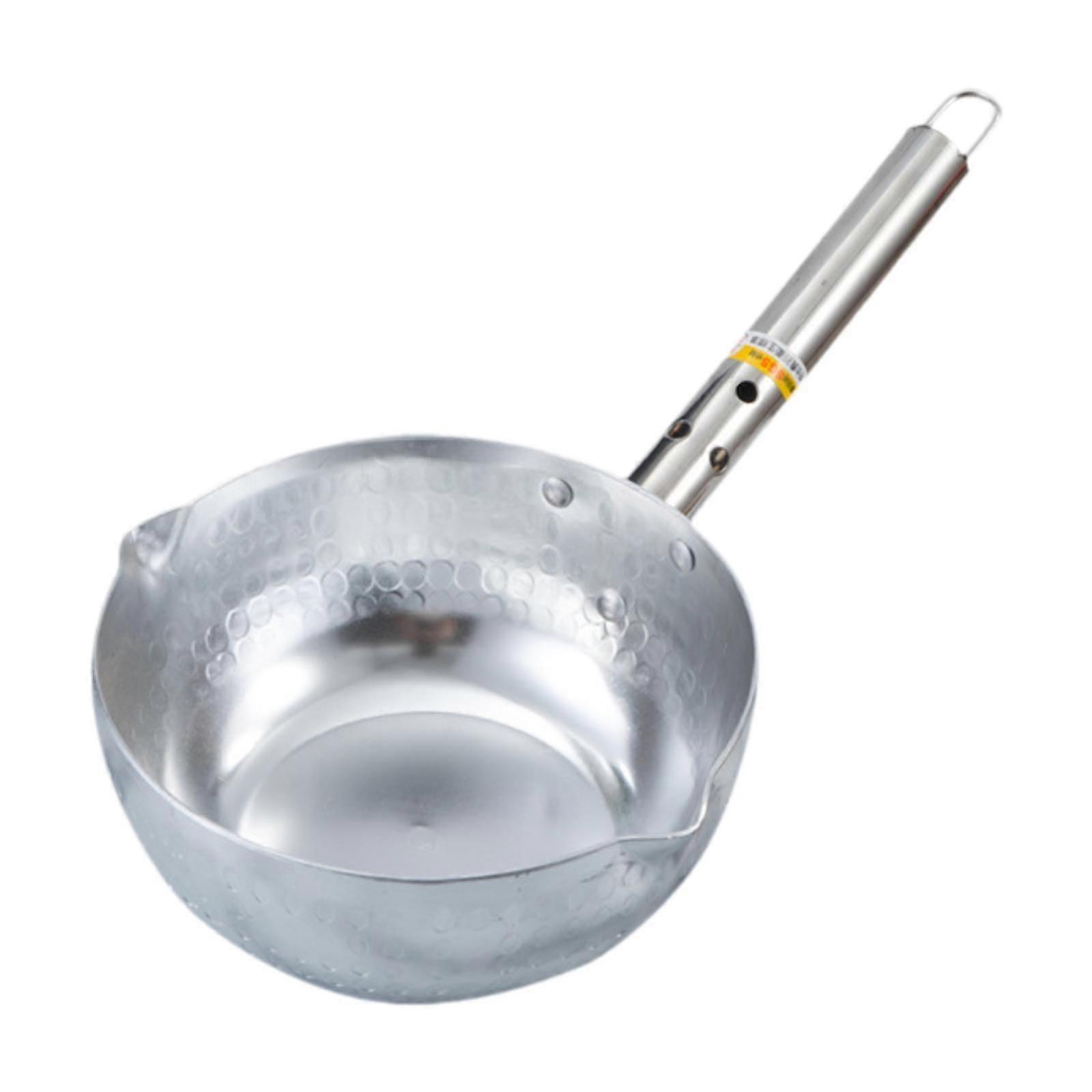 Aluminum Yukihira Pot Easy to Clean Sauce Pot for Gas Cooker Home Use Congee 18cm