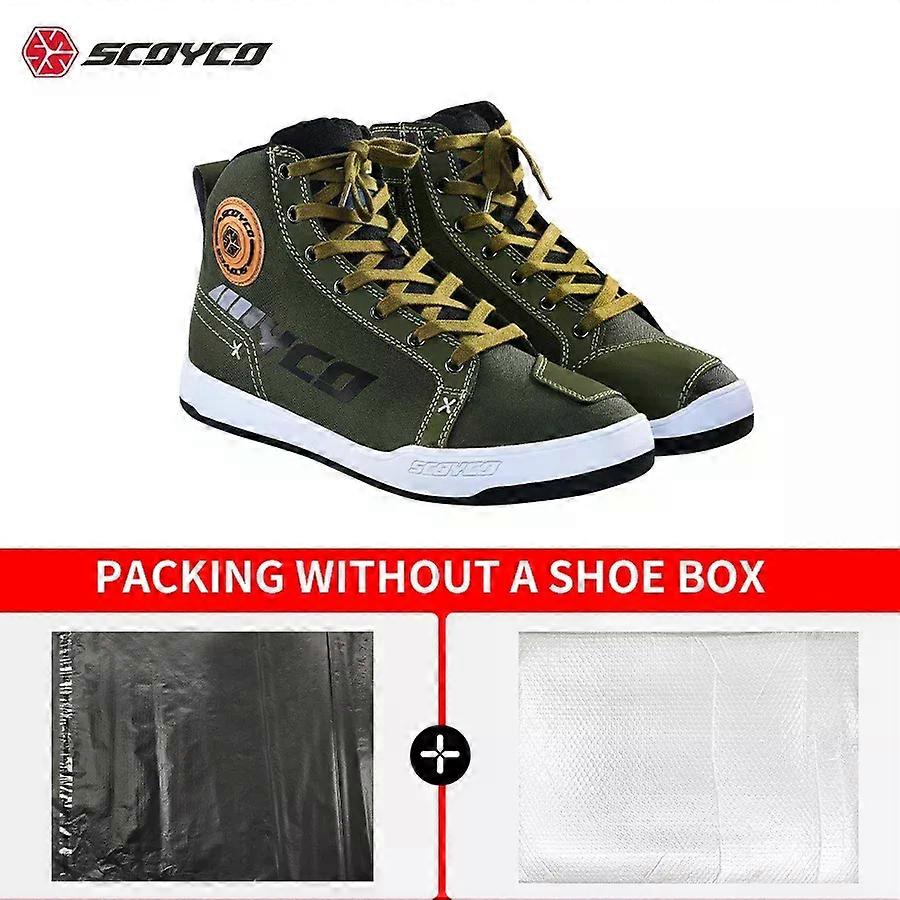Scarpe da moto da uomo di alta qualità, alla moda, quattro stagioni, traspiranti, resistenti all'usura, antiscivolo, in tela.