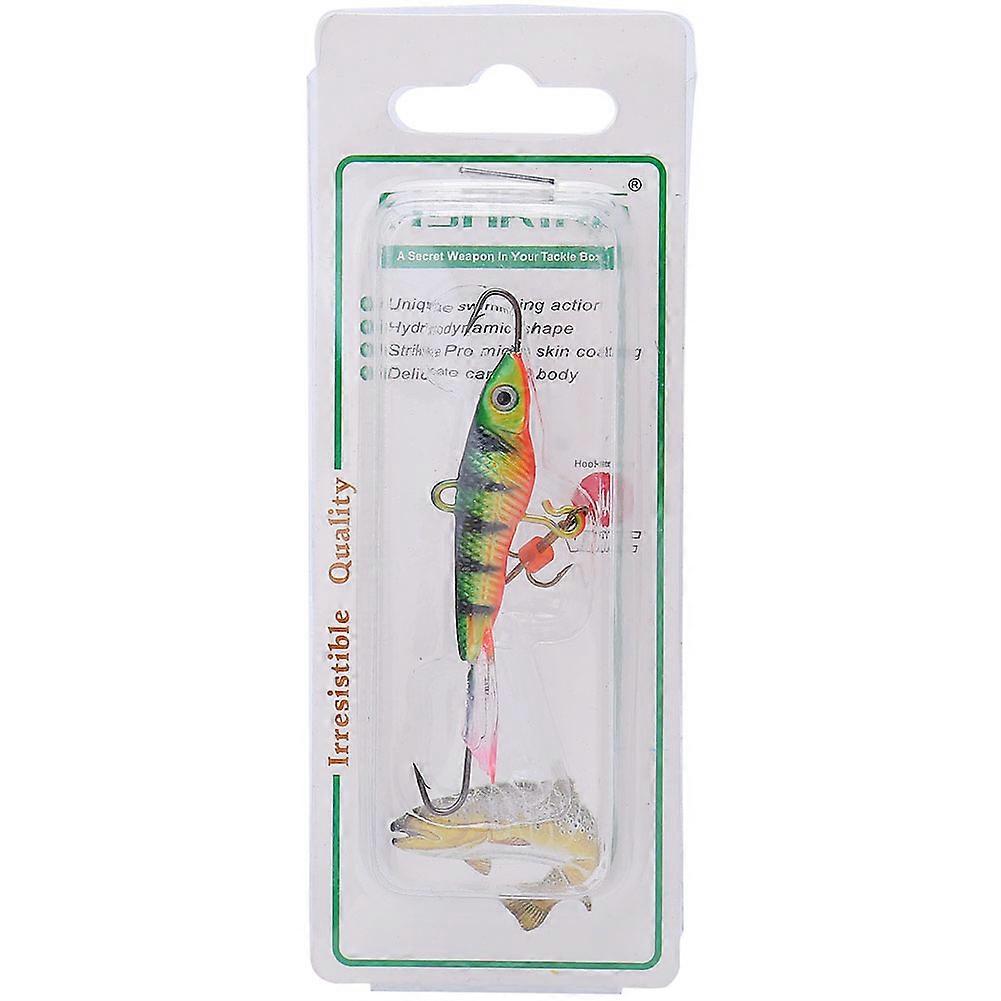 Ice Fishing Jig Head Hard Lure Wobbler jigging Lure With Treble Hook(021)12g