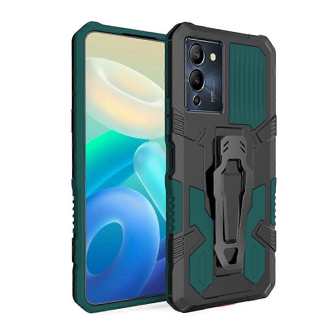 For Infinix Note 12 G96 Armor Warrior Shockproof PC + TPU Phone Case