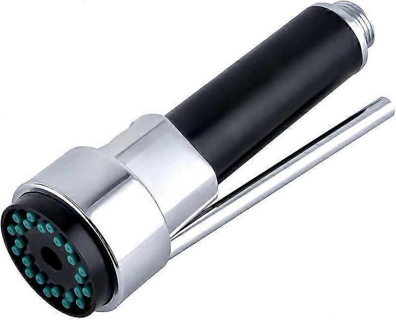 High Quality Durable Solid Brass Bathroom Kitchen Single Handle Pull UP Spray Head Shower Faucet Head Replacement Part, Polished Chrome Finish