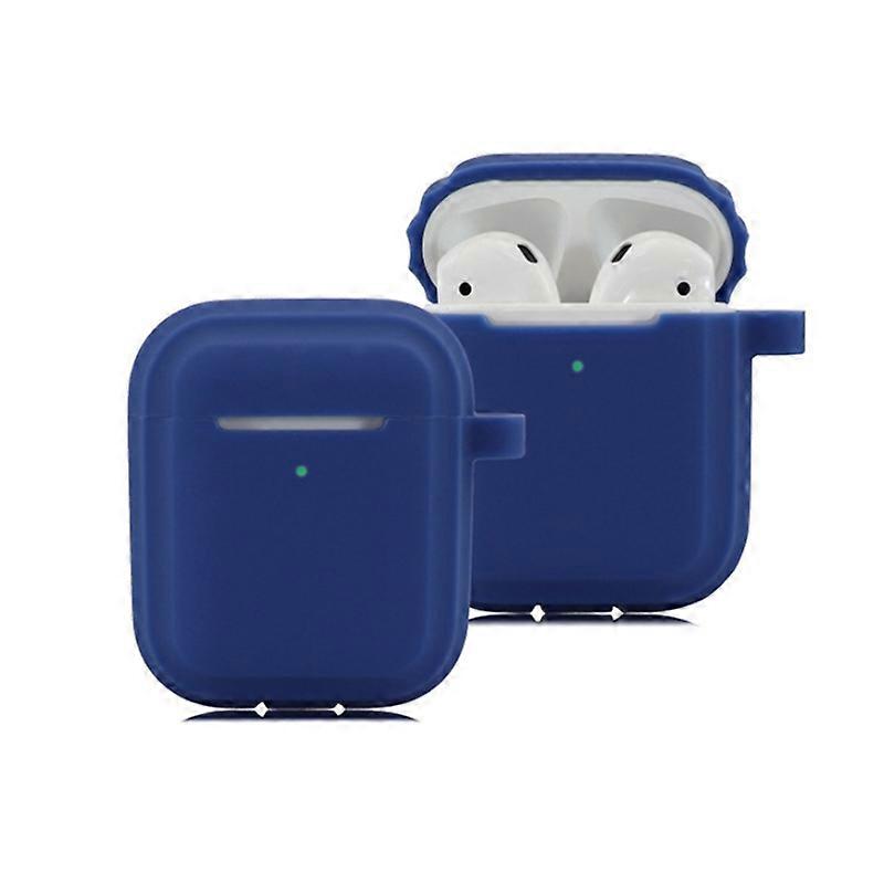 Bluetooth Earphone Soft Silicone Case For AirPods (Sapphire)