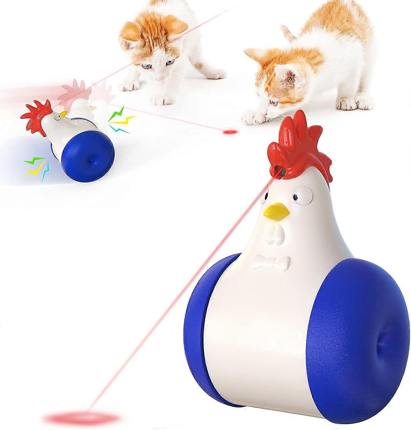 Cat Toy - Can Move - Automatic Interactive Infrared Toys (US Blue)
