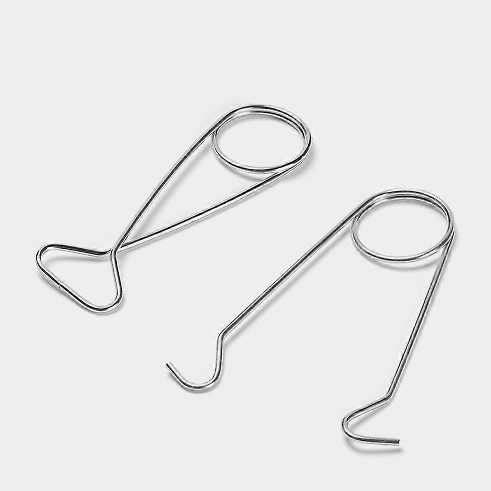 Outdoor Camping Bare Toe & Heel Spreader Fish Mouth Opener Pot Kettle Hanging Hook Stainless Steel Hanger Cooking Tool Pesca Tackle