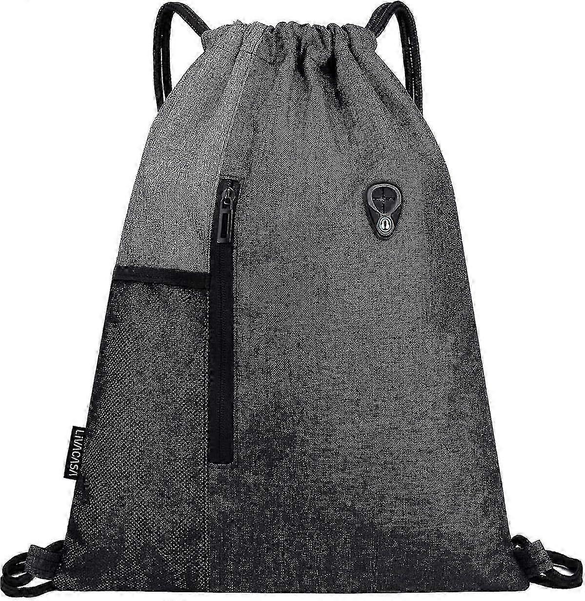 Waterproof Gym Backpack with Zip & Inner Pocket - Adjustable