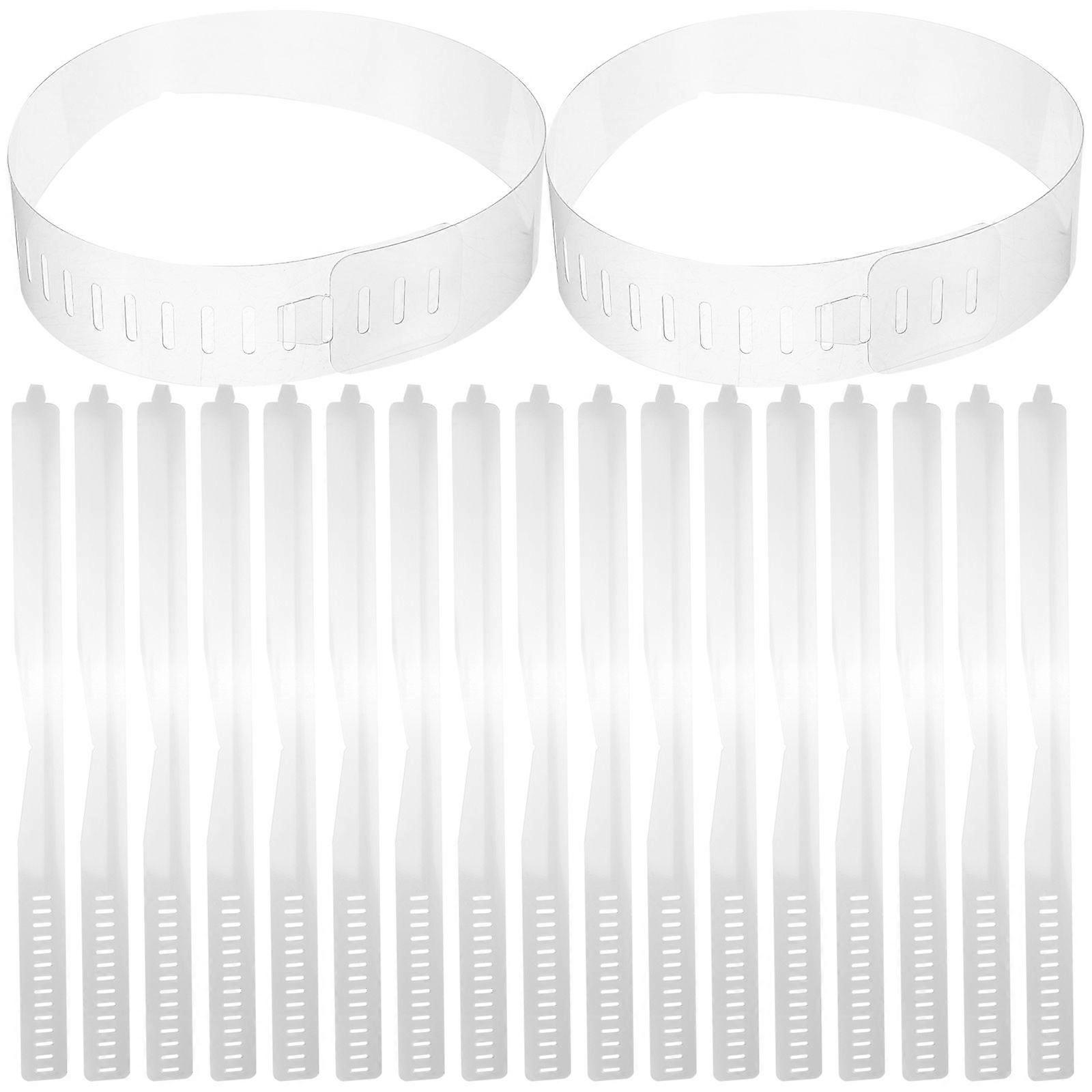 100 قطعة قميص طوق دعم البلاستيك طوق تحديد يبقى البلاستيك طوق يدعم للقمصان