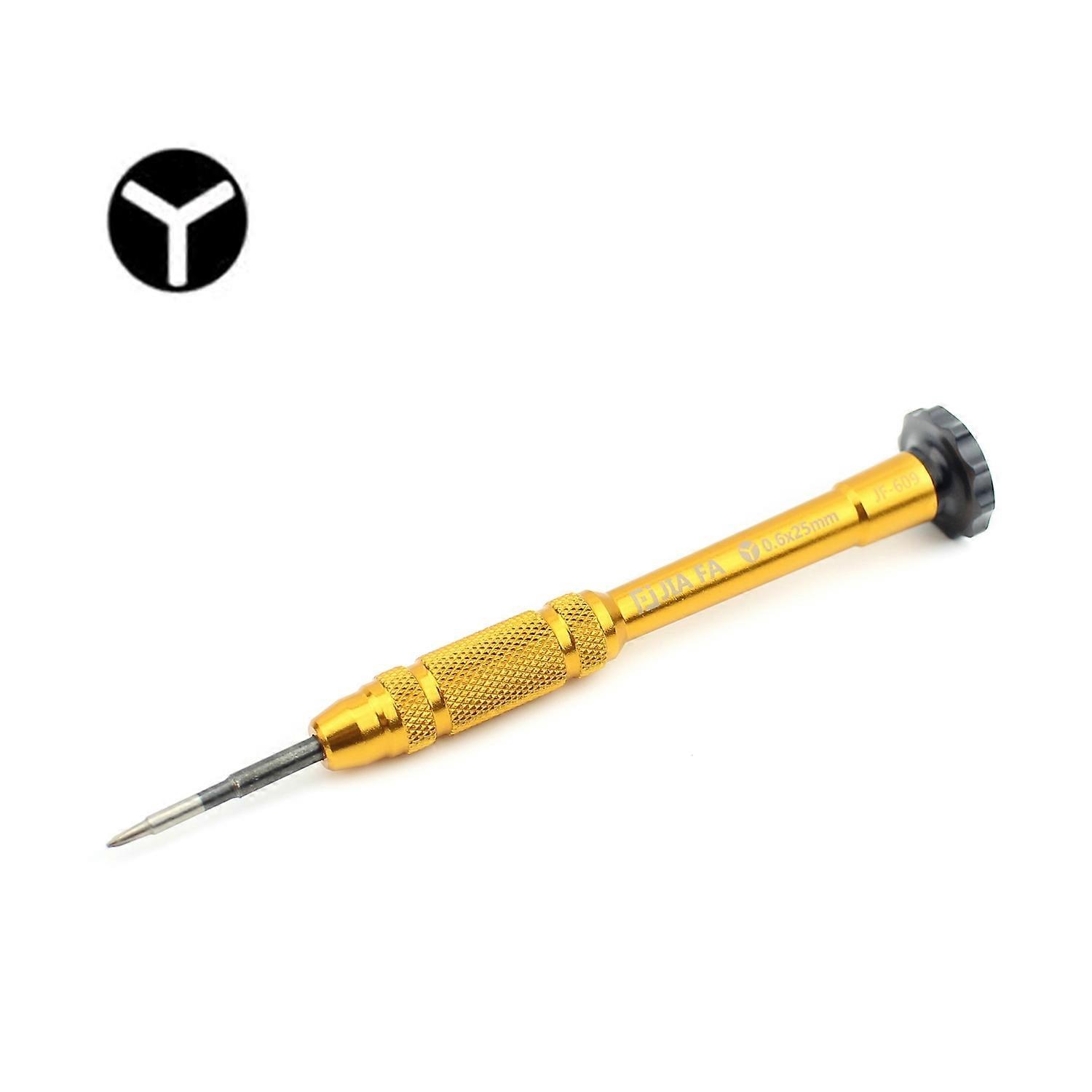 Professional Anti-slip Handle 0.6 Tri-wing Screwdriver-Gold Color
