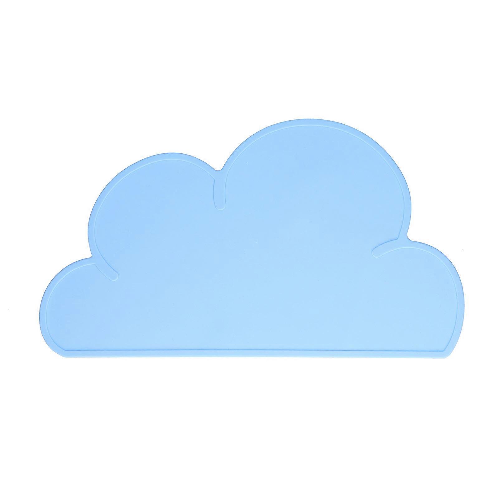 Cloud-Shaped Placemat Non-Slip Silicone Table Mat For Home And Travel Pad