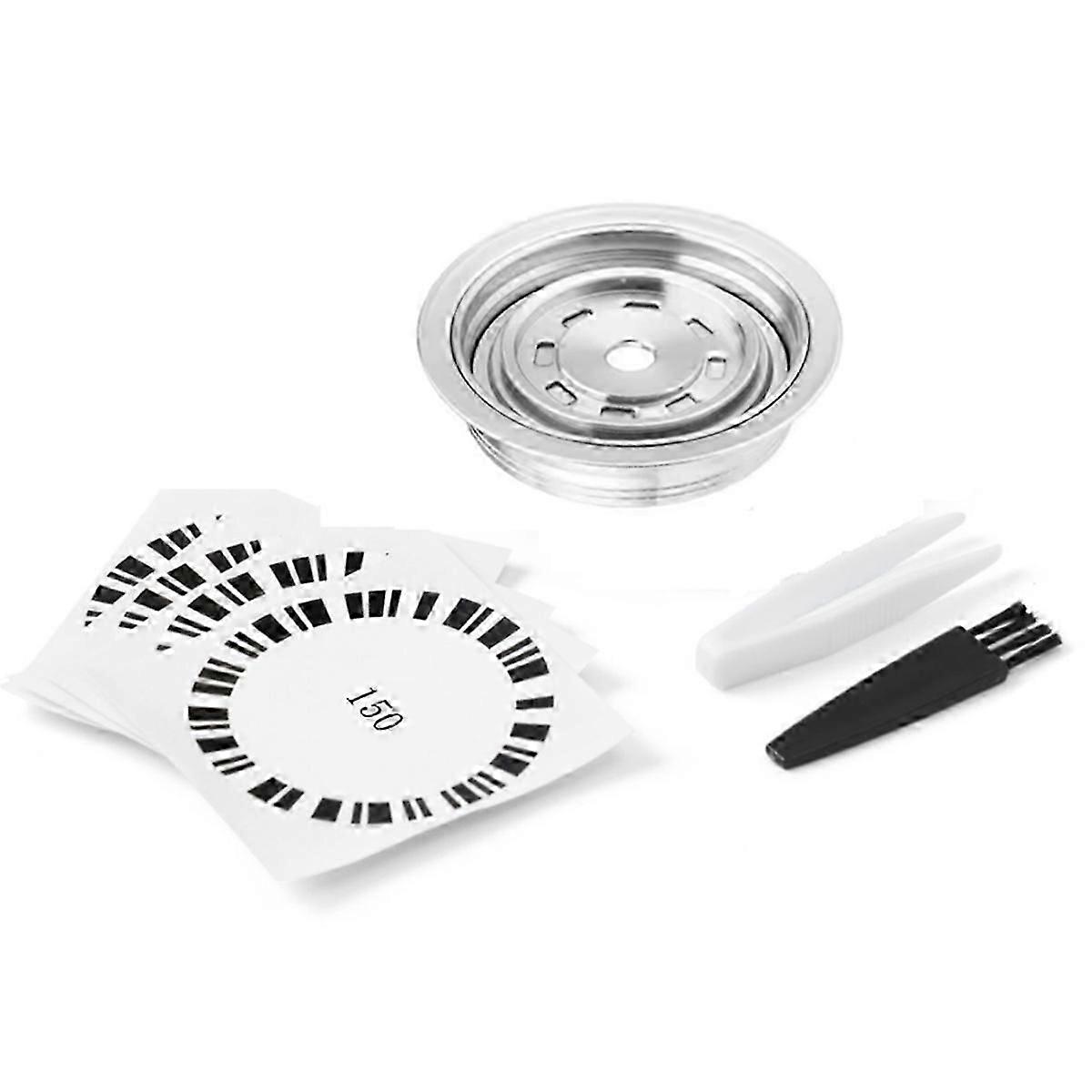 Coffee Capsule Adapter suitable for Vertuo Machines,Stainless Steel Coffee Pod Adapter suitable for Vertuo /Vertuo Ne