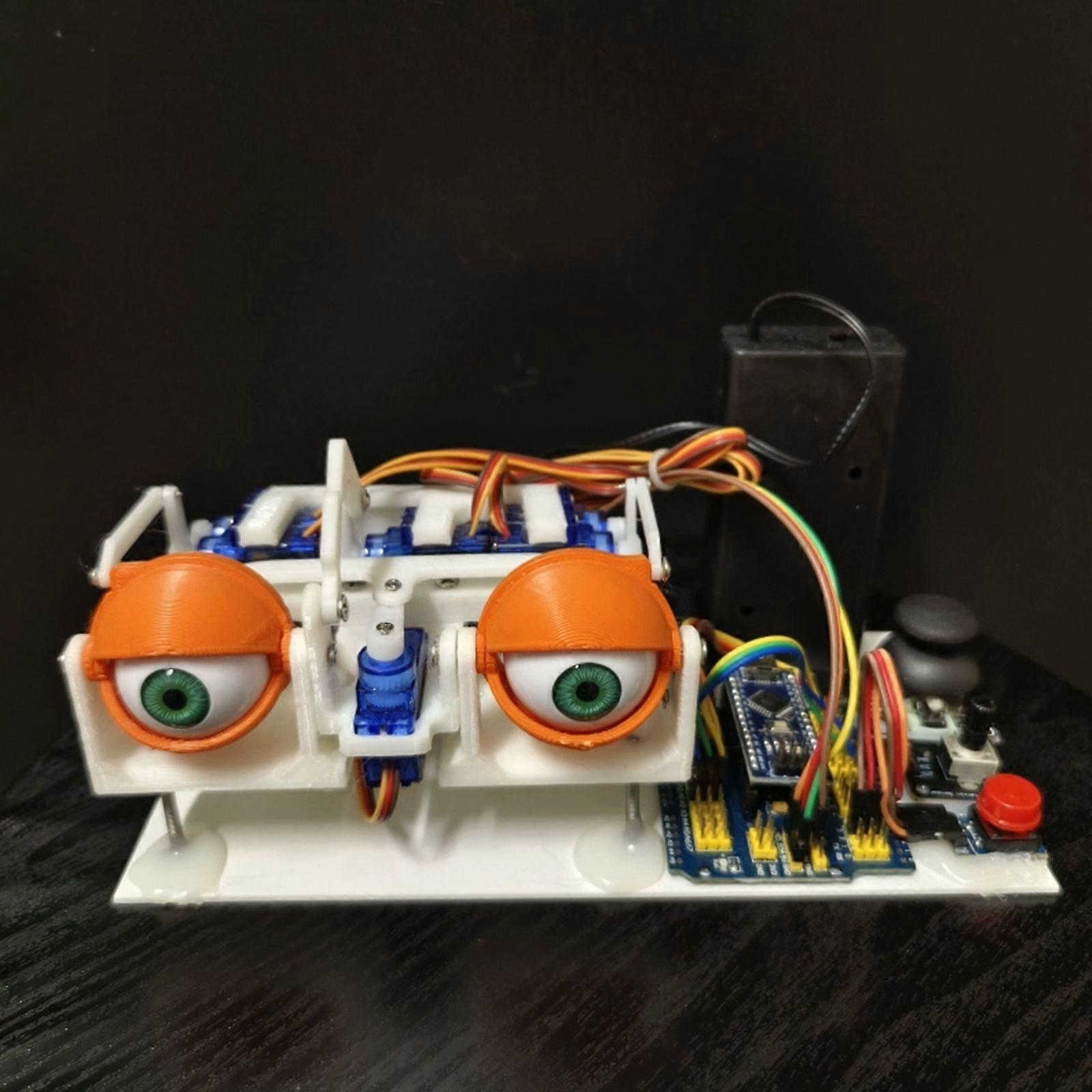 Animatronic Eyes DIY Kit, für Arduino Bionic Roboter SG90 Servo Joystick Steuerung