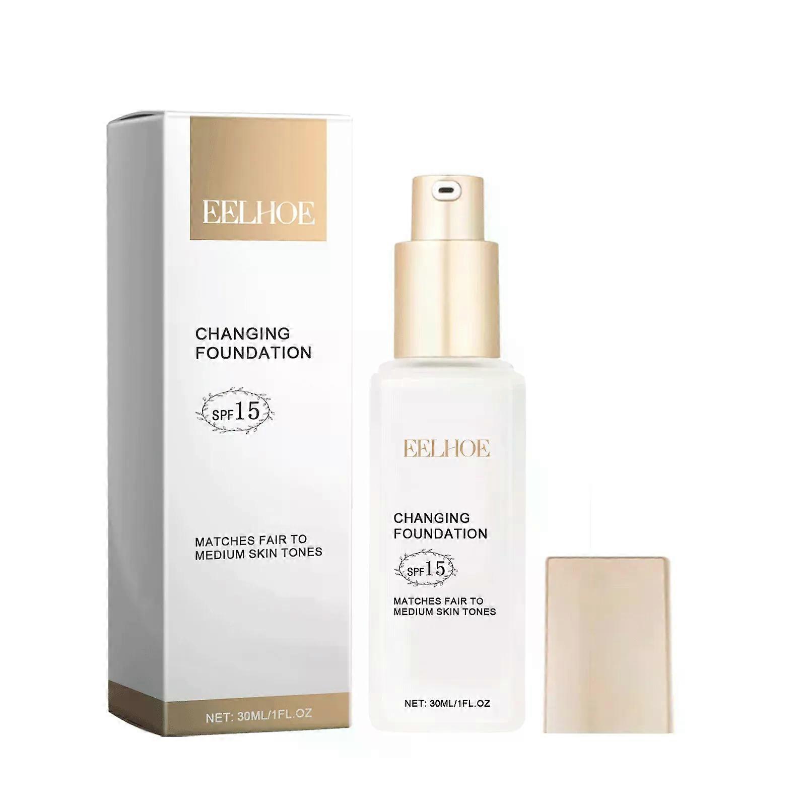 Foundations Makeup Full Coverage Oil Control Moisturizing Face Whitening High Coverage Makeup Base Foundation Liquid 30ml