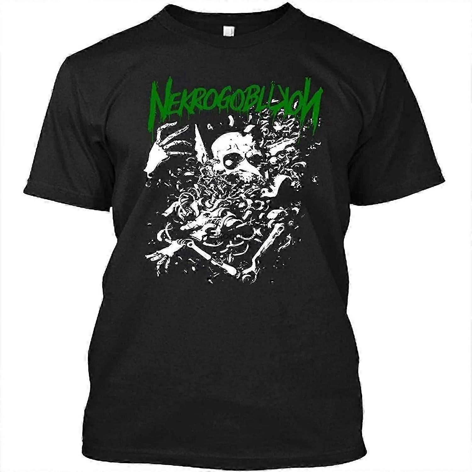 Nekrogoblikon Merch Nekrogoblikon T シャツパーカースリーブスウェットシャツ DMN T シャツサイズ S-3XL TT2956 L