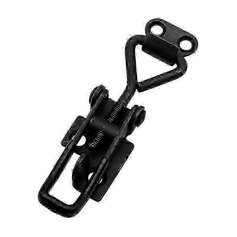 4 Pack Metal Toggle Latch,Box Closure Tension Lock Toggle Clamp Latch Adjustable(Black)a