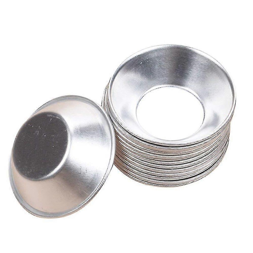 20pcs Anodized Alumínio Egg Tart Cupcake