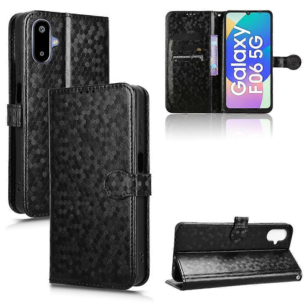 Honeycomb Dot Texture Leather Phone Case