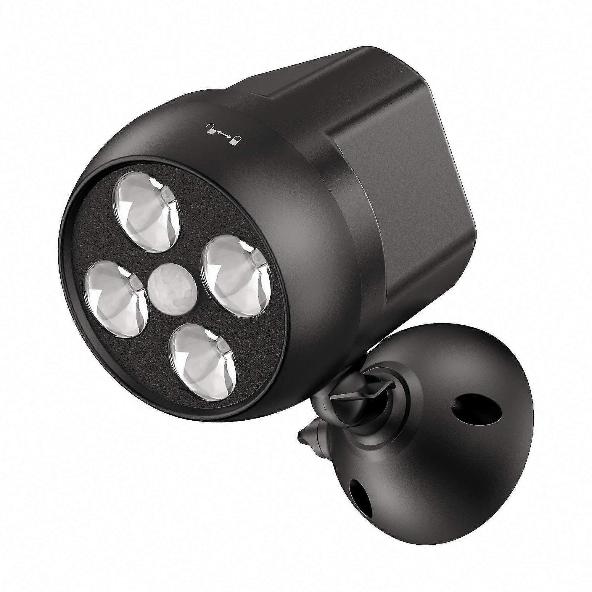 Waterproof Motion-Sensor Outdoor Floodlight for Security Lighting