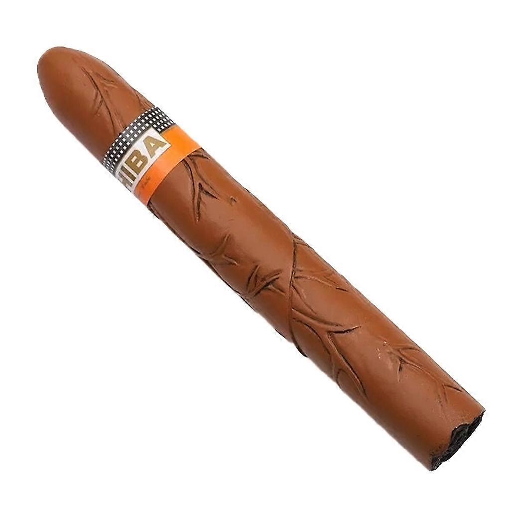 Resin Simulation Cigarettes Fake Cigar Cigarette Model Realistic Props 150mm Light Brown