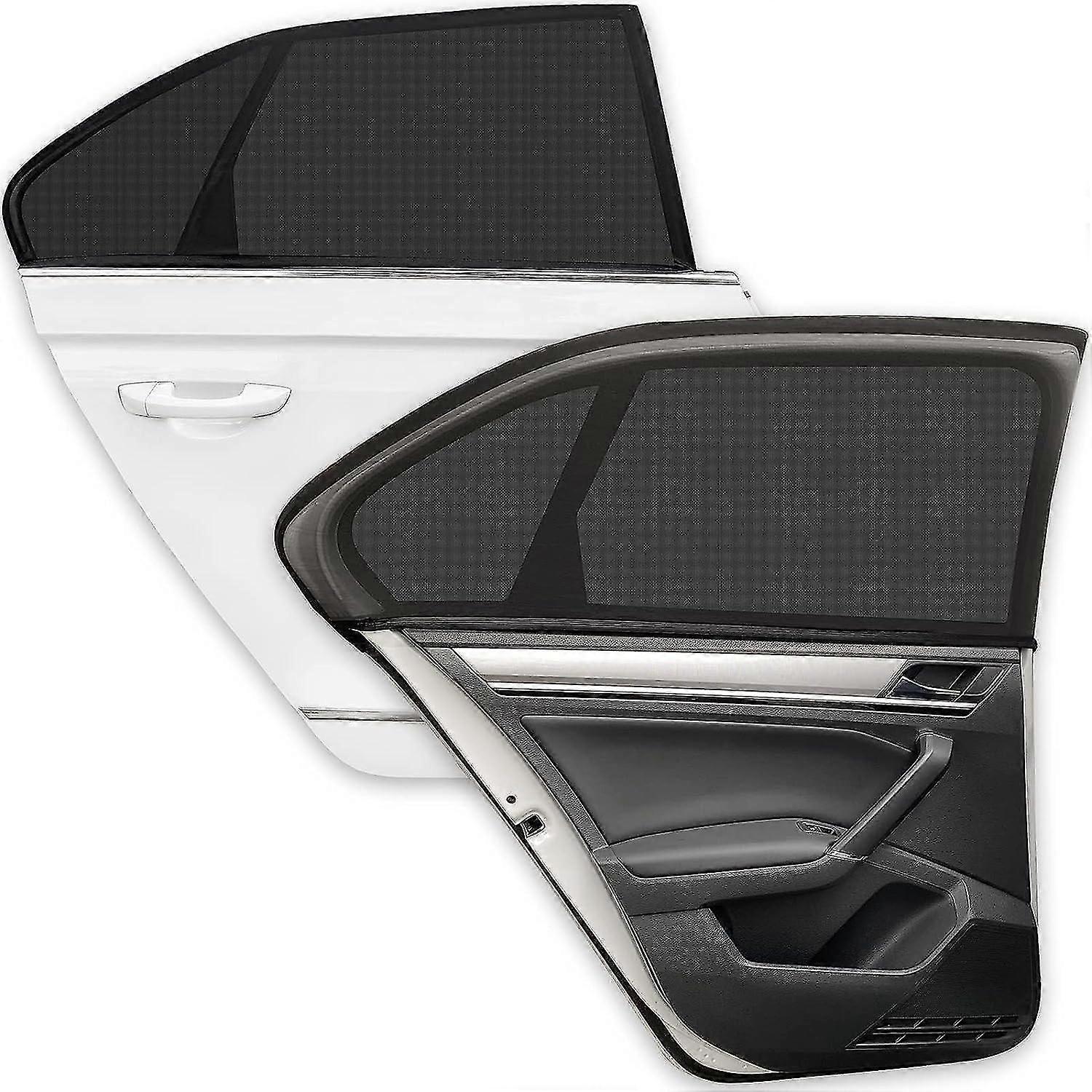 Kids Car Sun Shade 2 Pack - Διπλής όψης UV προστασία - Μειώνει τη θερμότητα και τις ακτίνες UV - Για το 95% των αυτοκινήτων, μεγάλο αυτοκίνητο, γκολφ, SUV
