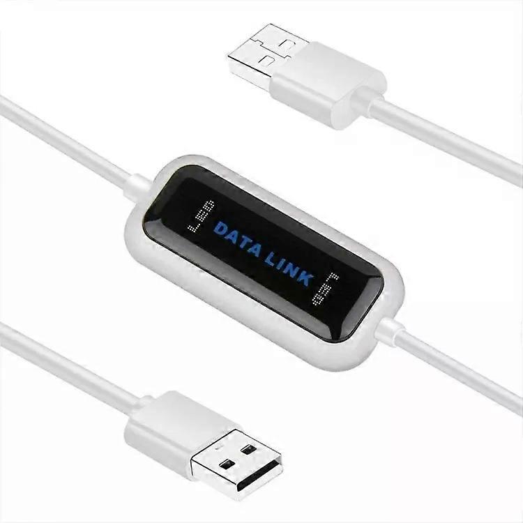 High Speed USB 2.0 Data Link Cable-165cm,Plug and Play,PC to PC Sharing
