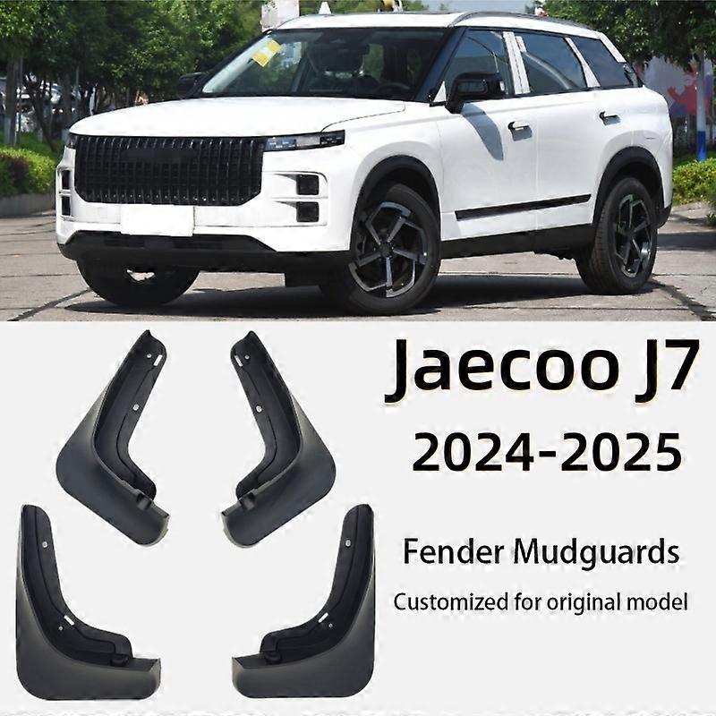 Car Fenders for Jaecoo7 2024-2025 Accessories Splash Guards Mud Flaps Mudguard Protector 4Pcs