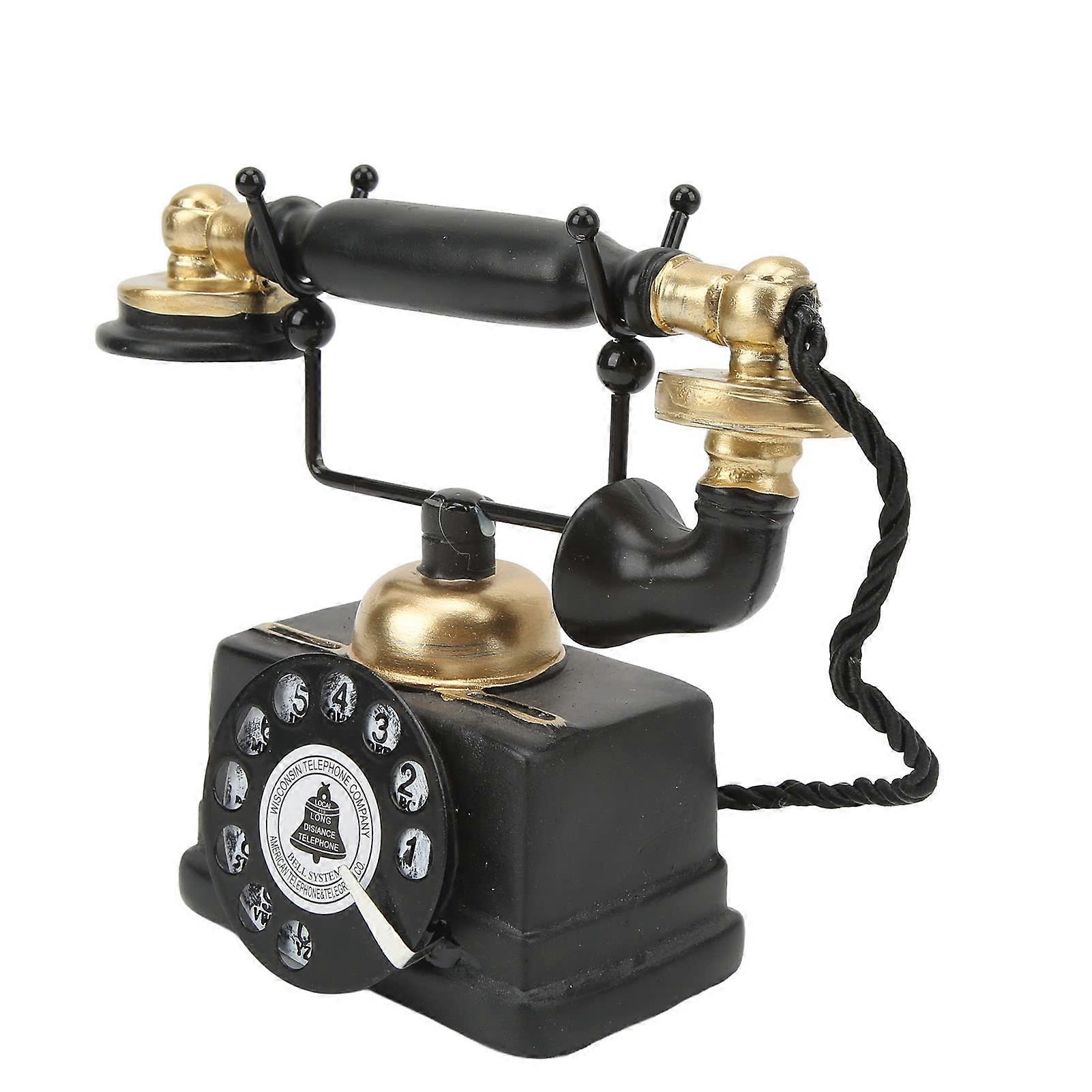 Telephone Antique Model For Cafe Window Display, Vintage Style, Elegant Exquisite Decor, Cafe Shop Prop