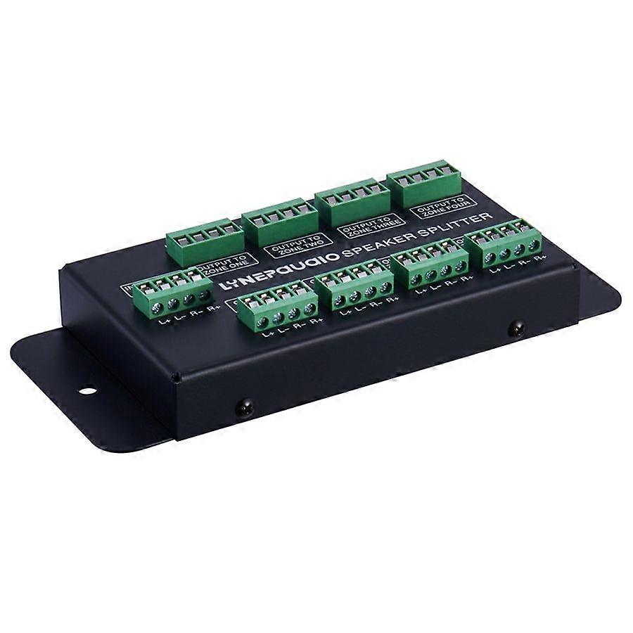 1 in 8 Out Amplifier and Sound, 8 Zone Signal Distribution Panel, Audio Input, 300W Per Channel