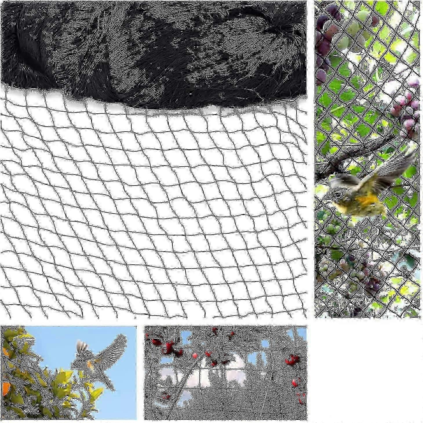 15m X 15m Bird Protection Net Bird Net Plant Net Pond Net Garden Net For Garden,5 X 5 Cm Large Holes  [RbestQ] new Edition Ab