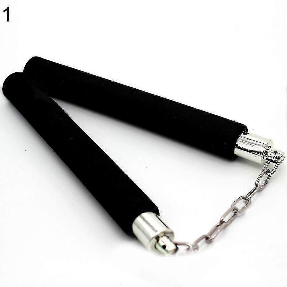 Durable Metal Chain Martial Sponge Nunchaku Show