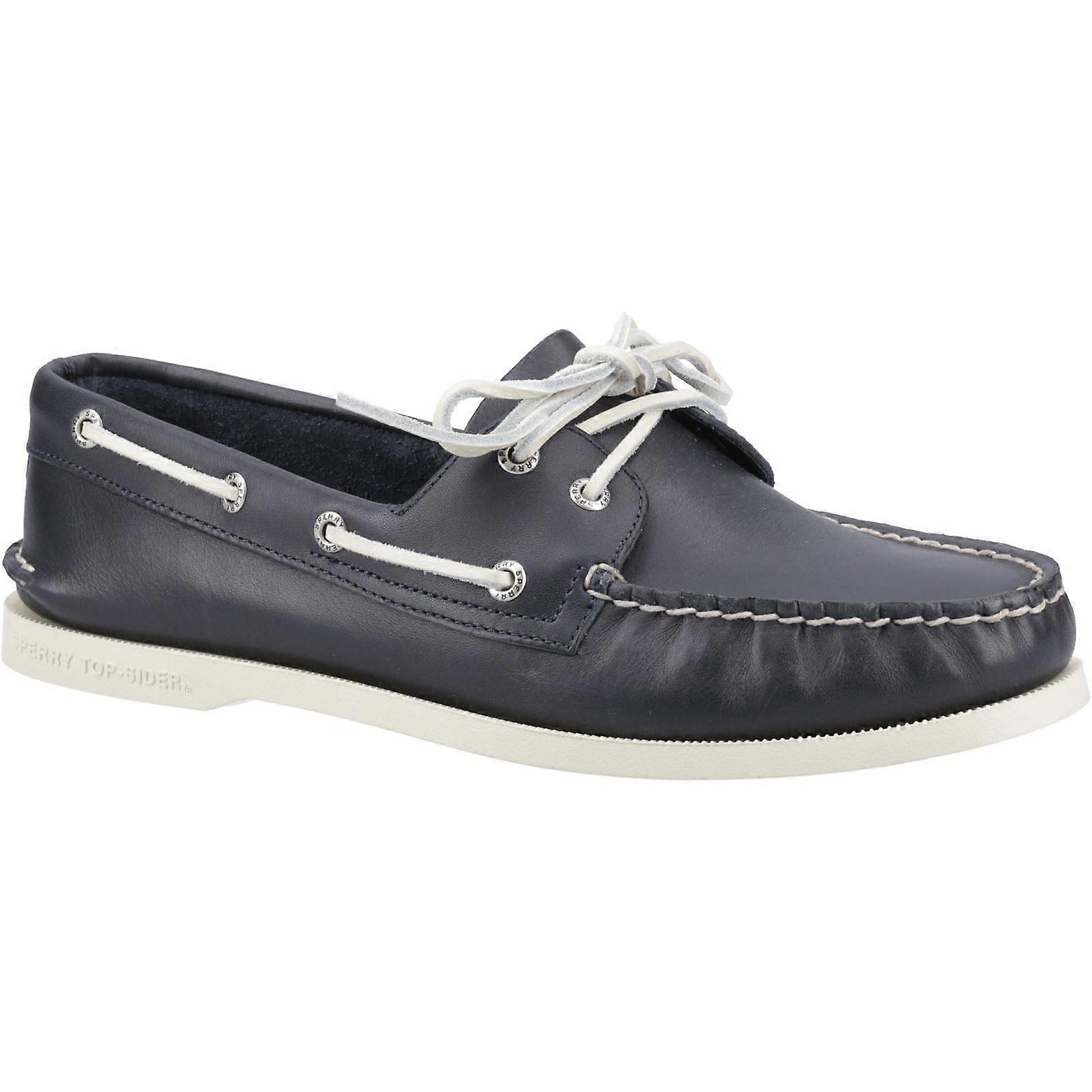 Sperry أصيل 2 عين كحلي 95٪ بقرة حبوب جلد ، 5٪ Copp ذكور رجالي كلاسيك دانتيل حذاء -12