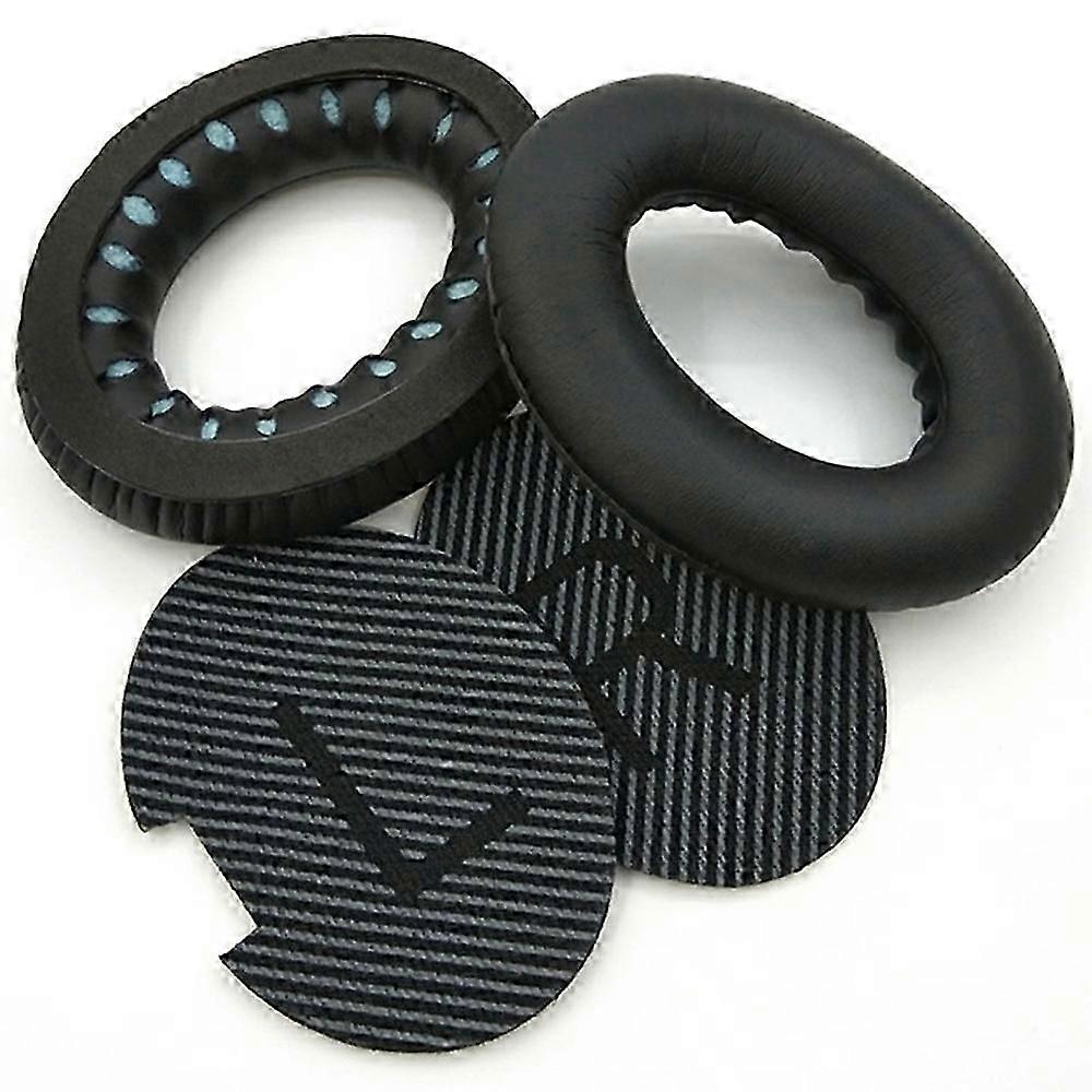 1pair Replacement Ear Pads For Bose Quietcomfort 35 25 15 2 Ae2 Headphones Earpads Cushions - Black