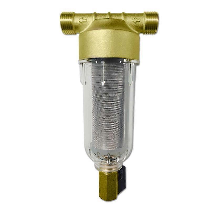 Spin ned sedimentfilter Genanvendeligt hele huset sediment vand forfilter 40-60 mikrometer hele huset vandfilter