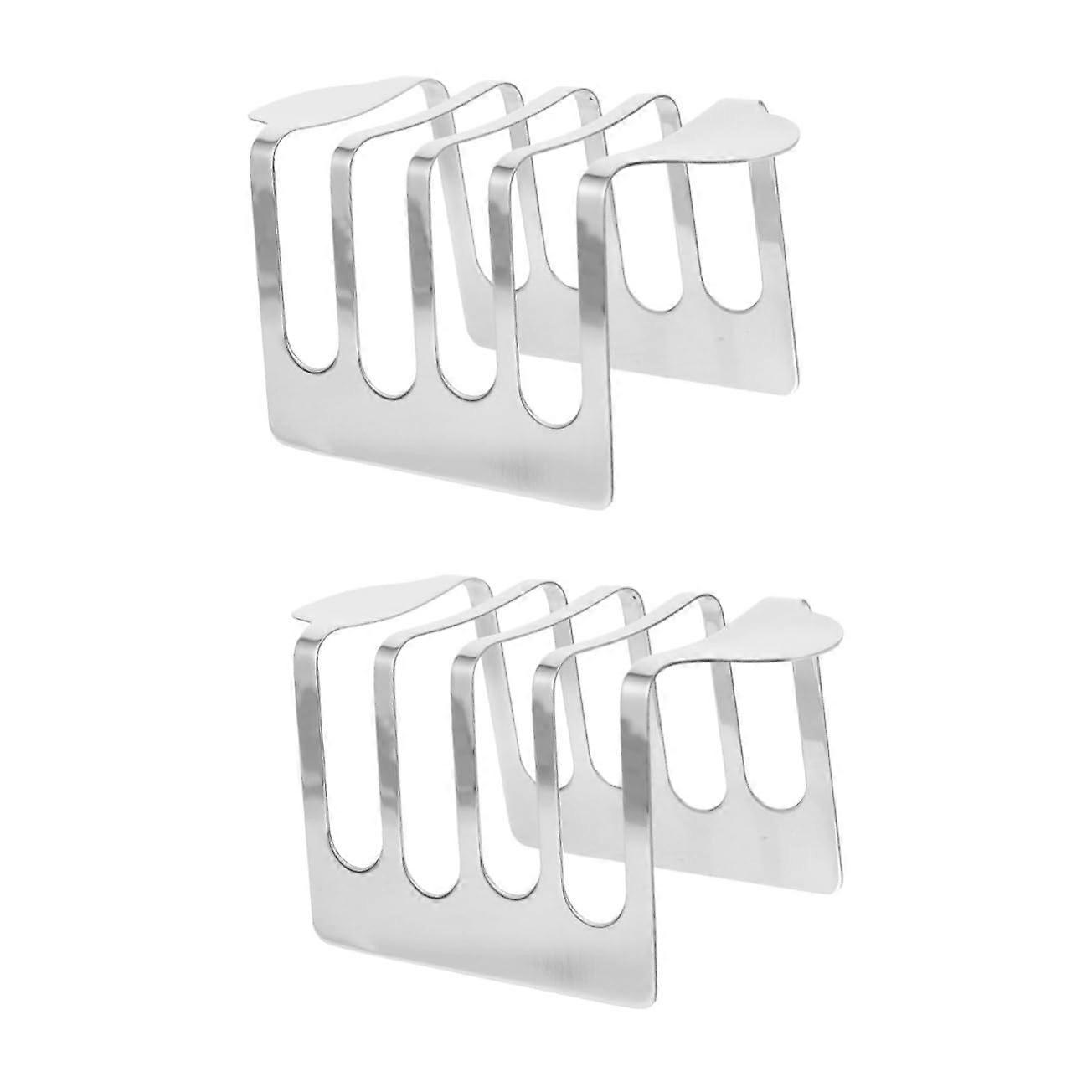 2 Pcs Bread Rack Lids Sandwich Bread Dish Tray Rack Shelf Basket for Homemade Bread