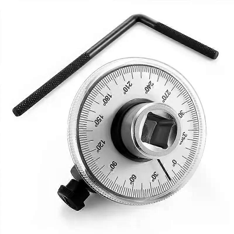 1/2 Inch Adjustable Torque Wrench Torque Meter Dial Automotive Disassembly Tool Calibrated In Degree Hand Spanner Repair Tool