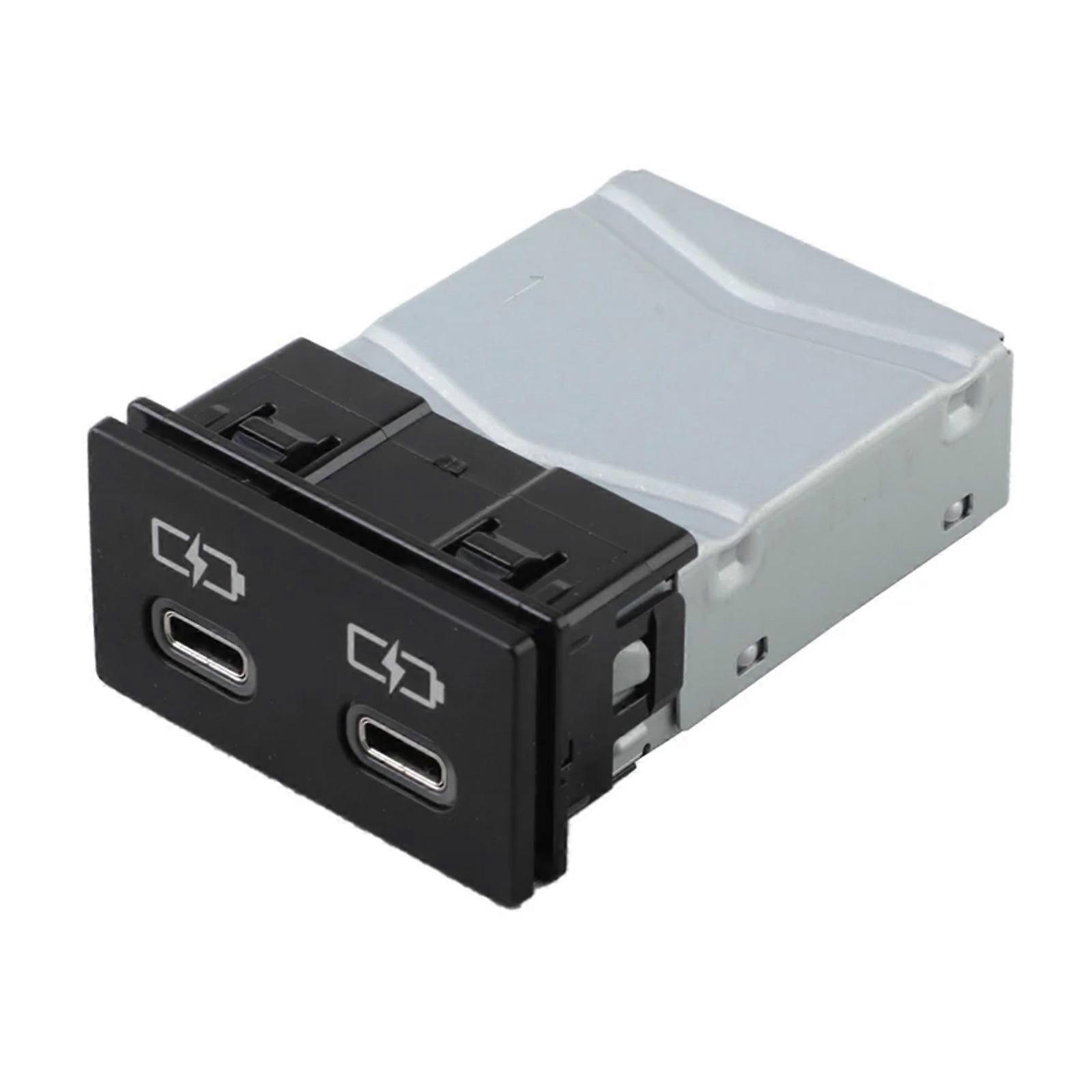 Automotive Accessory 85532-0E110 855320E110 Car USB Port Adapter Replacement Audios Player USB Socket for 2021-2022 Multicolor