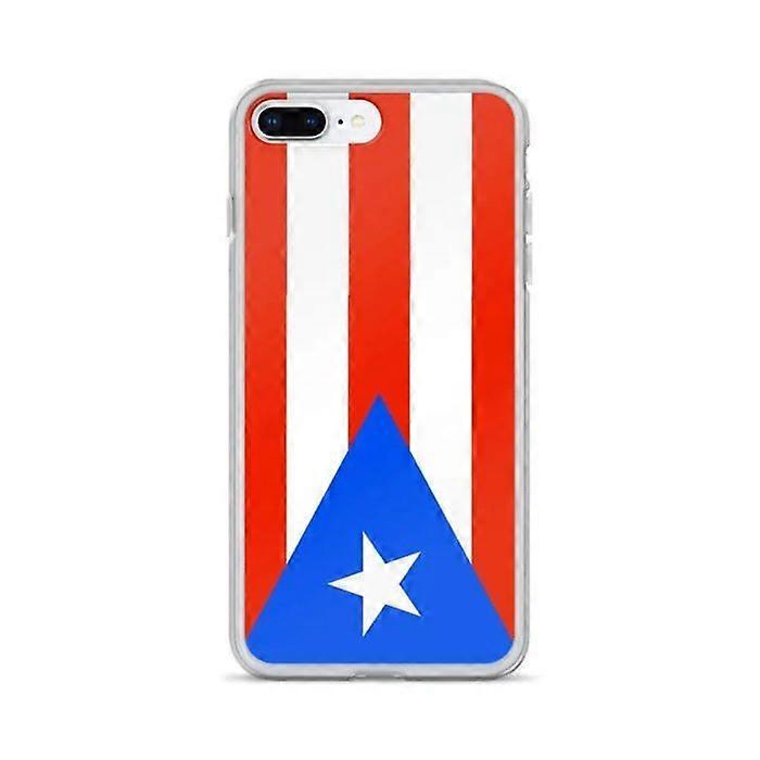 iPhone Case - Puerto Rico - Flag - Soft - Multicolor - Compatible with iPhone 7 Plus