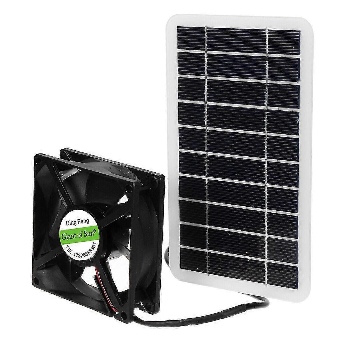 Extractor solar de 12 V, 30 W, mini ventilador