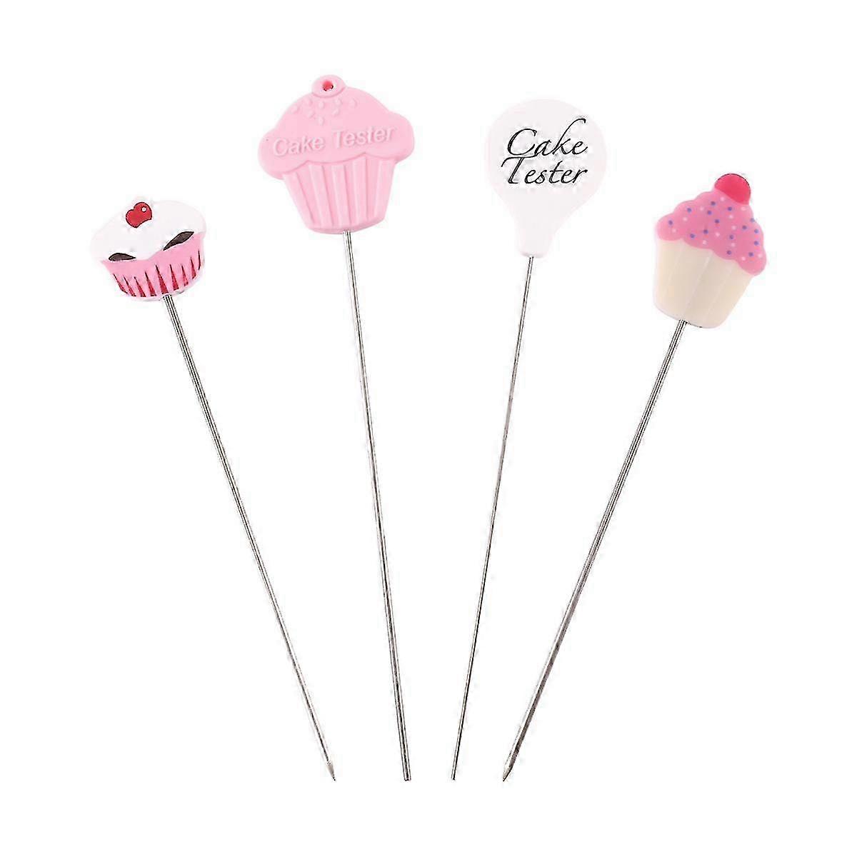 Cake Tester Needles,Stainless Steel Reusable Cake Tasting Needles,Cake Tester Skewer Needles for Ki