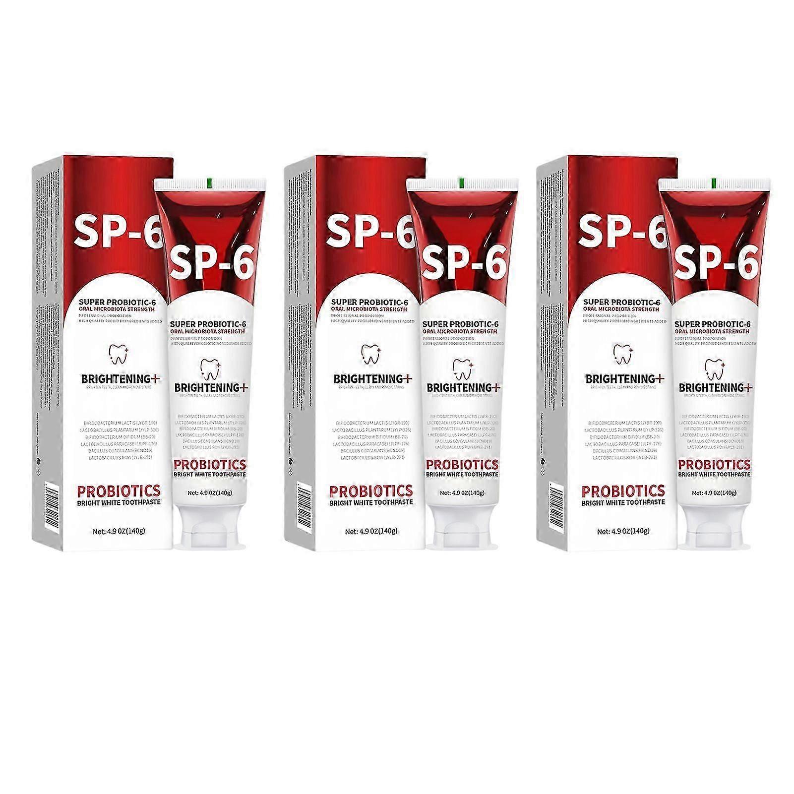 SP-6 Probiotics Whitening Toothpaste Brightening & Stain Removal Toothpaste Teeth Care