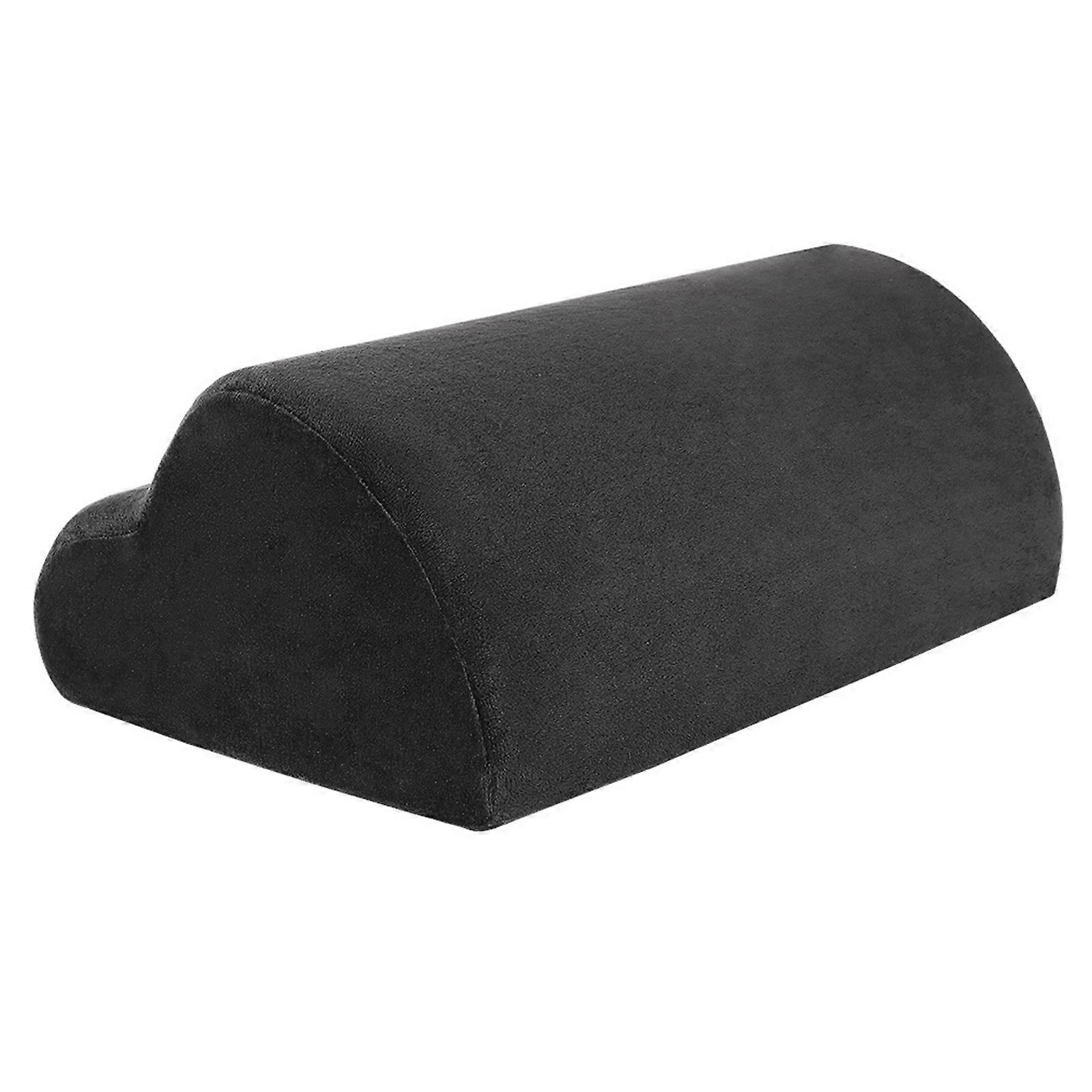 Semi-circle Foot Rest Non-Slip Bottom Relieve Pain High Elastic Sponge Soft Foam Footrest Cushion for Home Office Car Multicolor