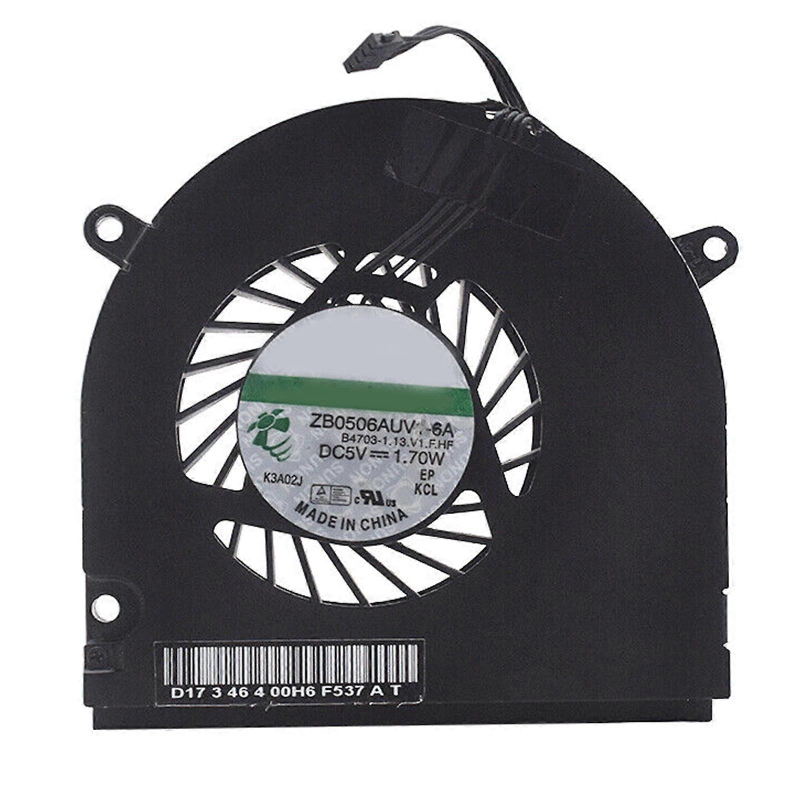 for AppleMacBook Pro A1278 13" Unibody CPU Cooling Fan 5V 0.27A 4-pin Laptop CPU Cooler Radiator- Computer Accessories Multicolor
