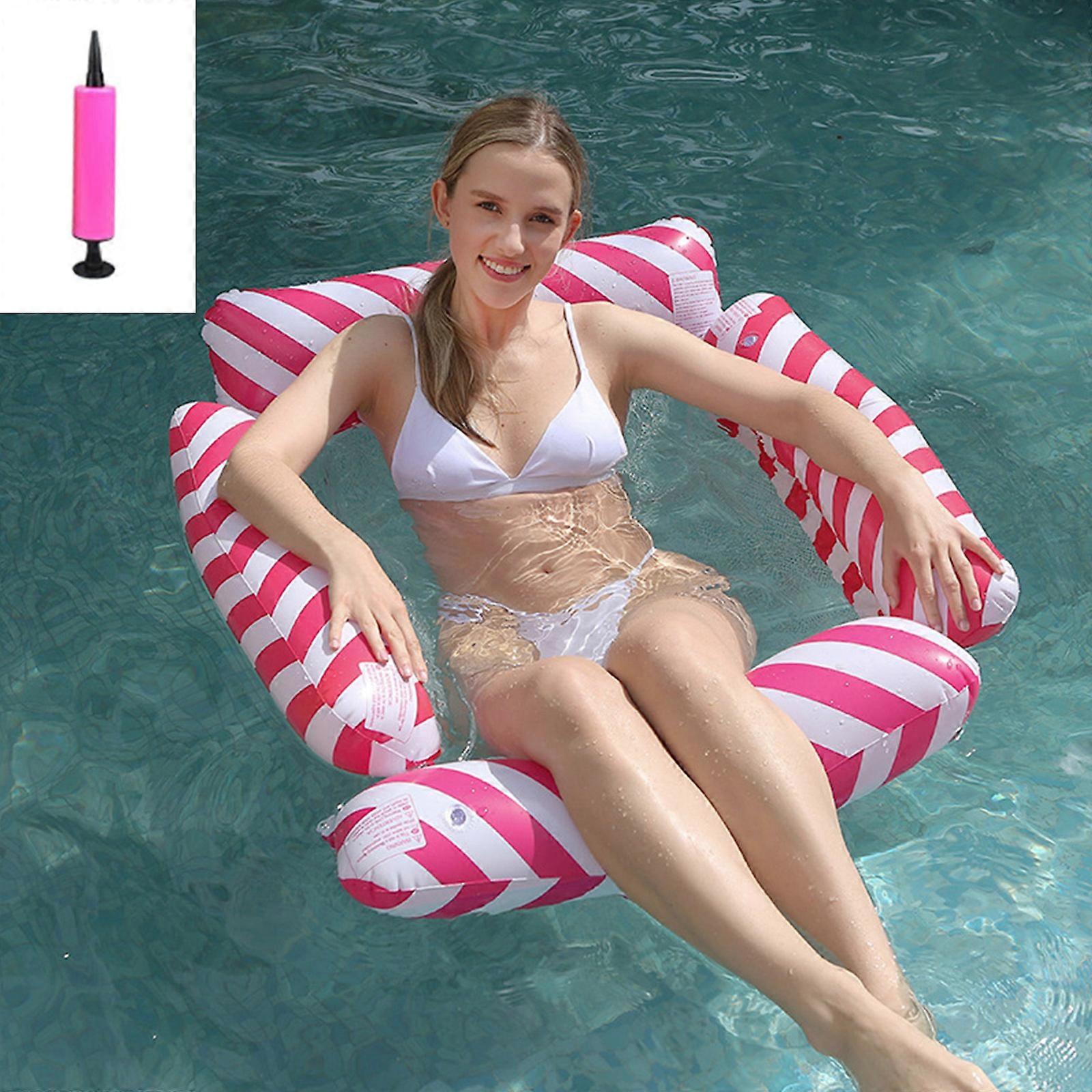 Inflatable Pool Floats for Adult Pool Float Water Hammock Lounge Hammock Pool Float Inflatable Hammock Floating Bed