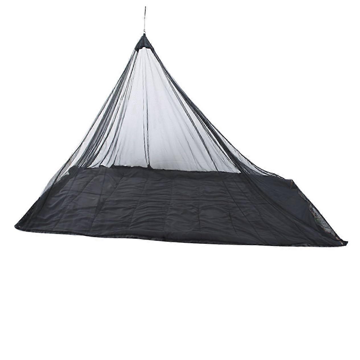 Triangular Outdoor Mosquito Net for Tent and Garden Pavilion, Black Insect Protection Net Ideal for Camping, Fishing, and Hiking