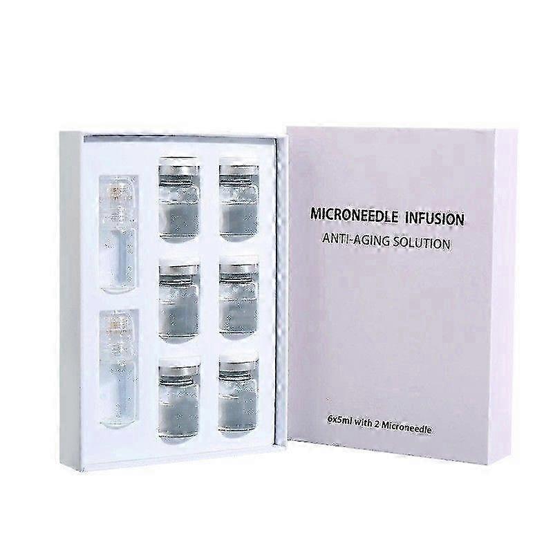 2025 Micro Infusion System for Face, Micro Needling Infusion Kit, Micro Infusion System for Face, Anti-Ageing & Smooth Wrinkles Facial Serum(2+6)